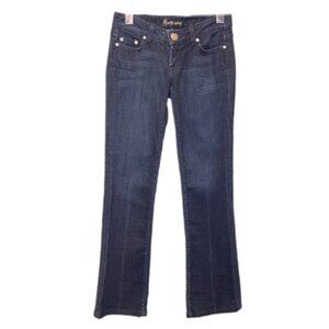 Marciano Low Rise Jeans Slim Straight Leg Dark Wash Denim Womens Size 25 Blue